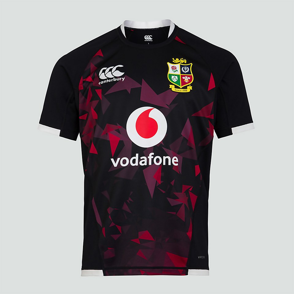 MENS BRITISH & IRISH LIONS PRO WARM UP JERSEY BLACK