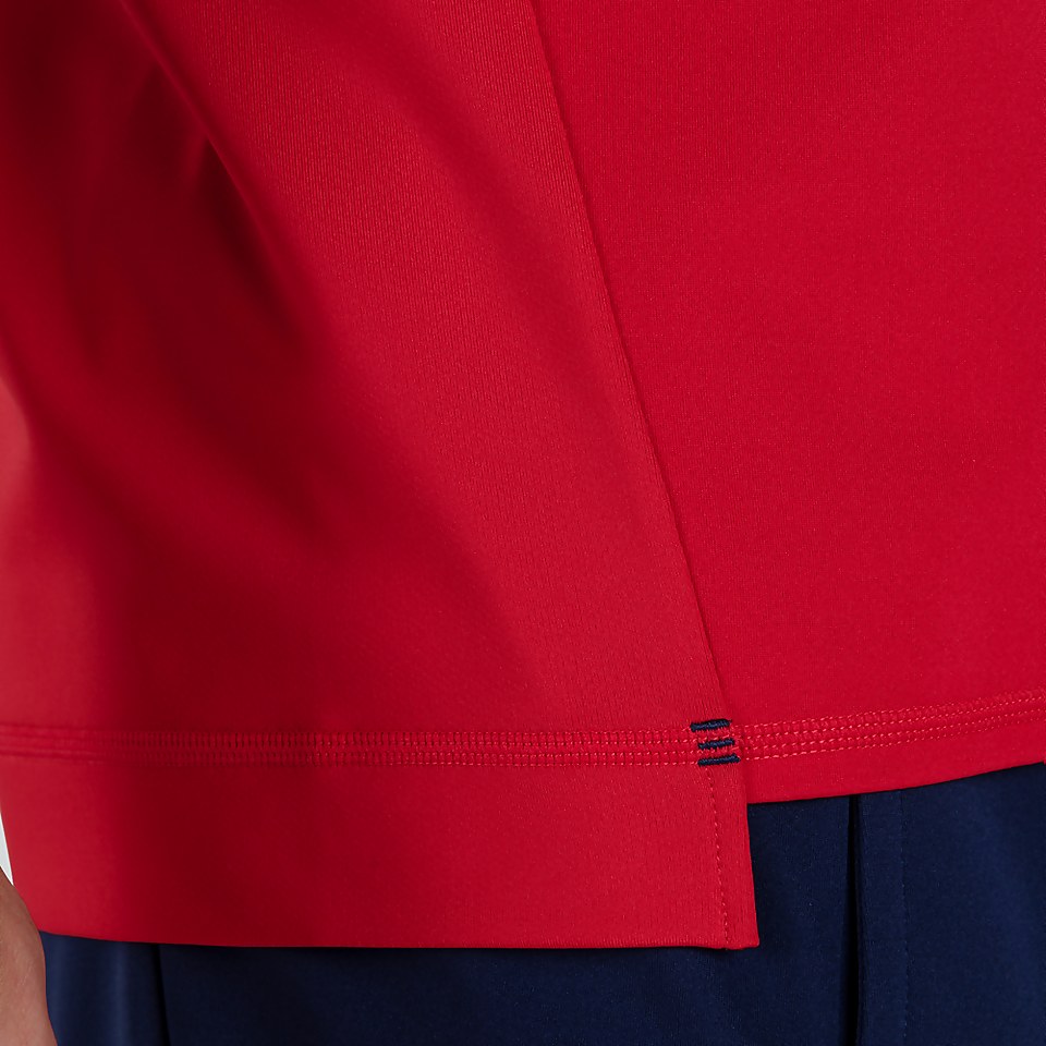 CANTERBURY BIL TECH DRILL TOP AM RED