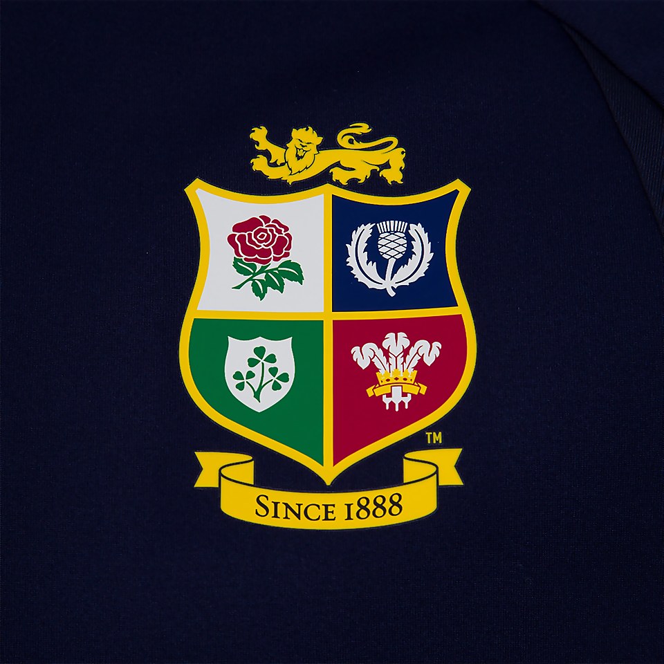 MENS BRITISH & IRISH LIONS TECH DRILL TOP BLUE