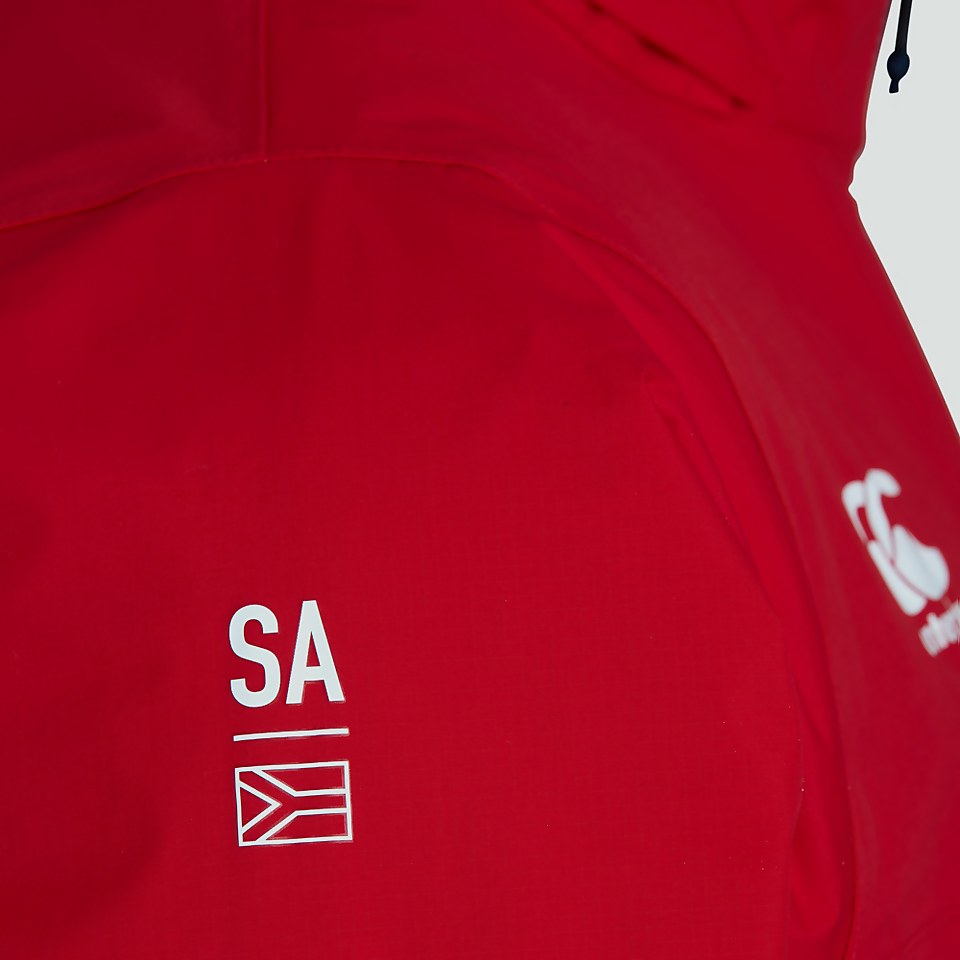MENS BRITISH & IRISH LIONS WATERPROOF JACKET RED