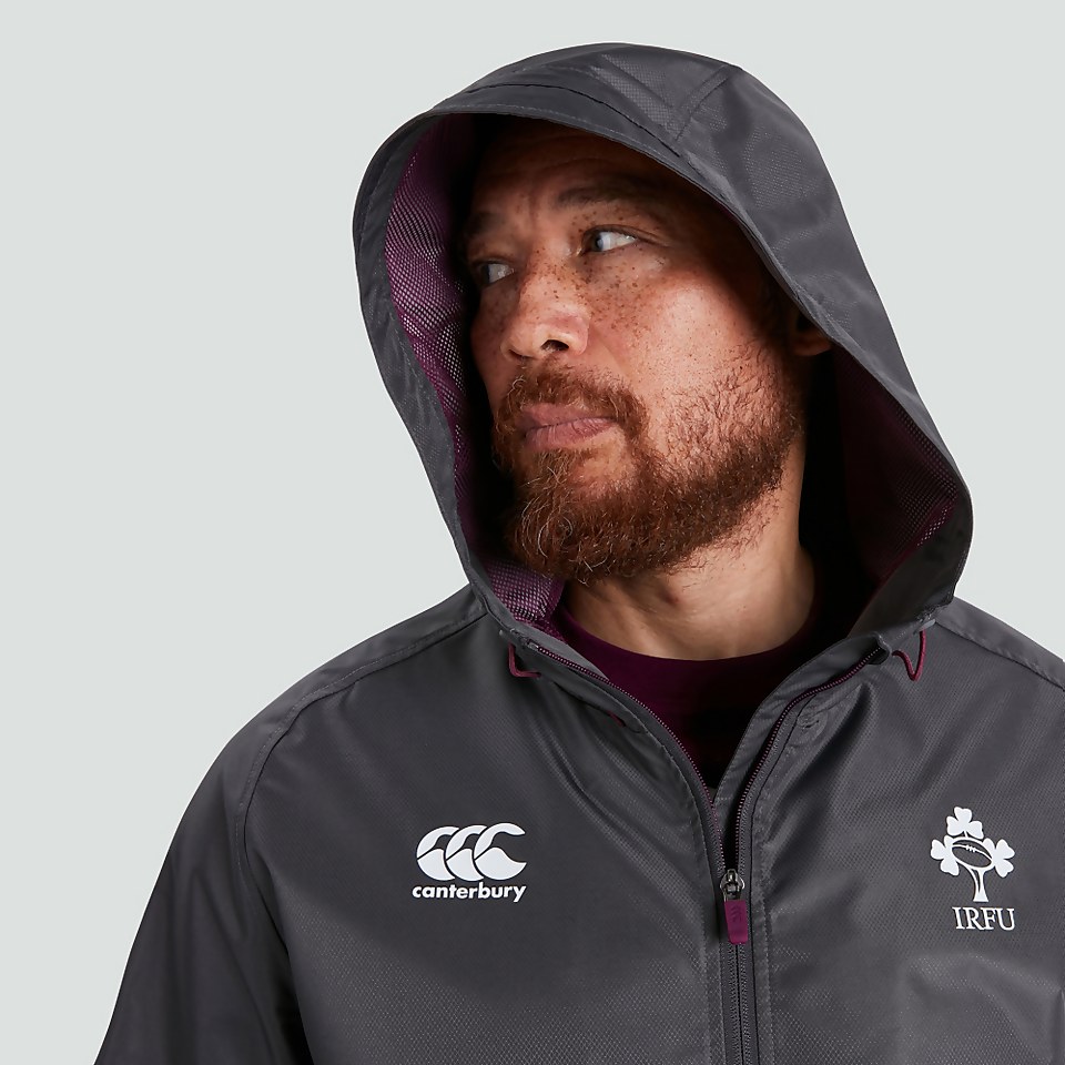 MENS IRELAND RAIN JACKET GREY