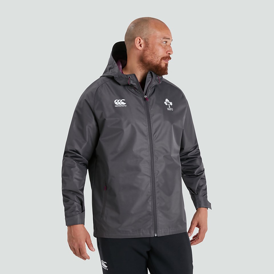 MENS IRELAND RAIN JACKET GREY