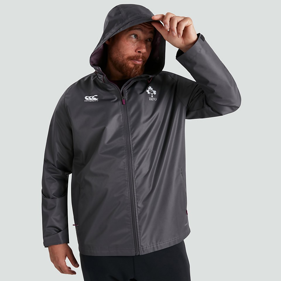 MENS IRELAND RAIN JACKET GREY