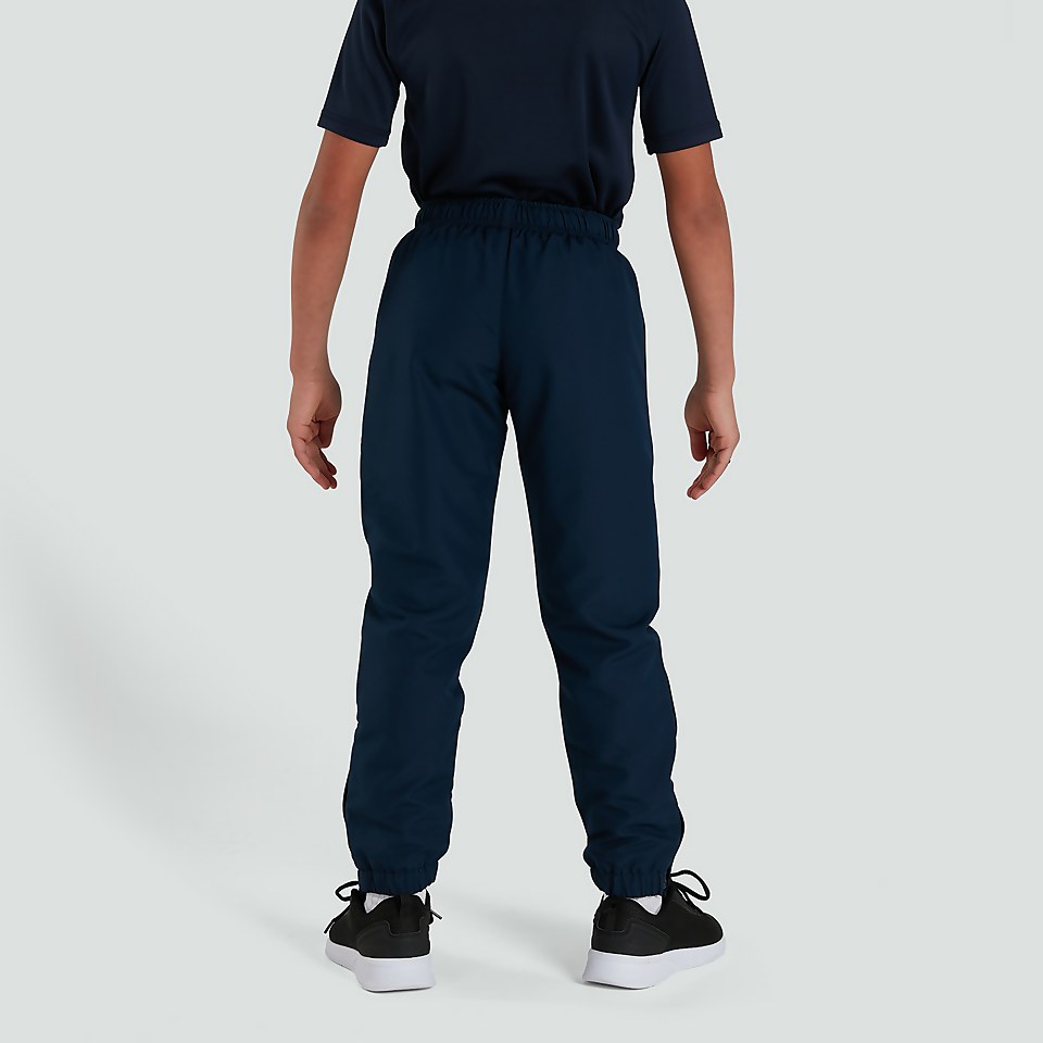 JUNIOR UNISEX CLUB PLAIN TAPERED CUFF TRACK PANTS NAVY