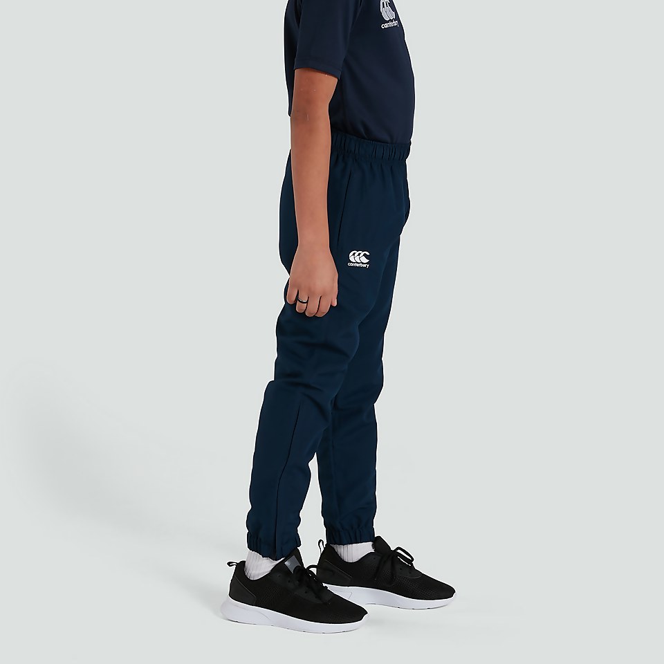 JUNIOR UNISEX CLUB PLAIN TAPERED CUFF TRACK PANTS NAVY