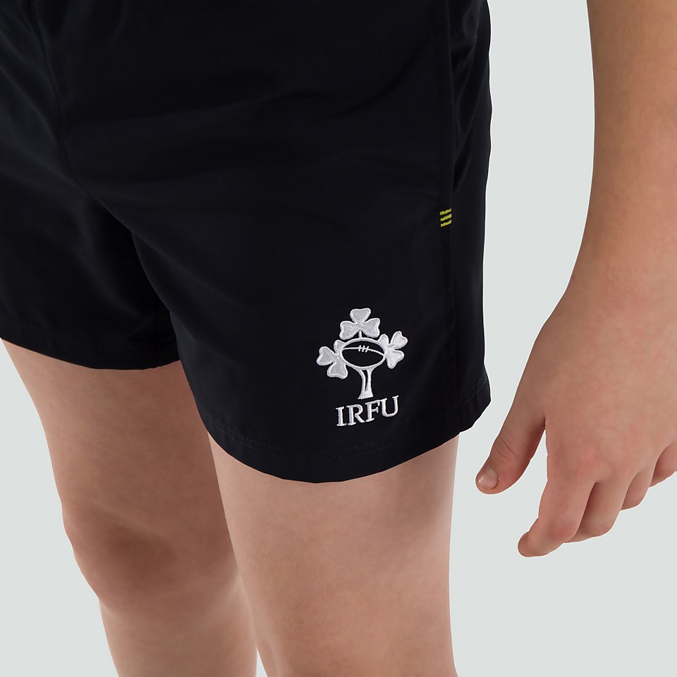 JUNIOR UNISEX IRELAND WOVEN SHORTS BLACK
