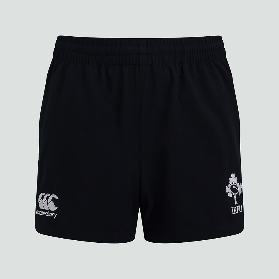 JUNIOR UNISEX IRELAND WOVEN SHORTS BLACK