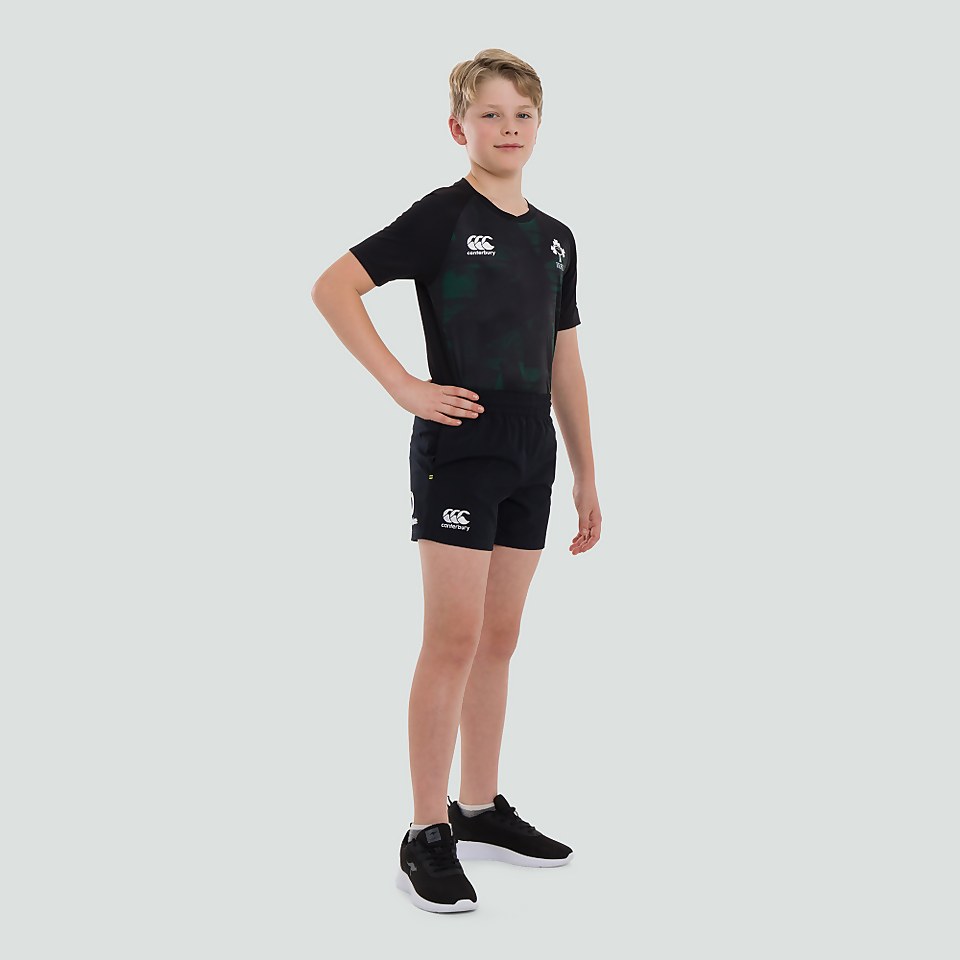 JUNIOR UNISEX IRELAND WOVEN SHORTS BLACK