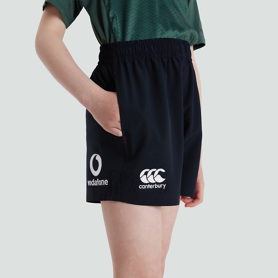 JUNIOR UNISEX IRELAND WOVEN SHORTS BLACK
