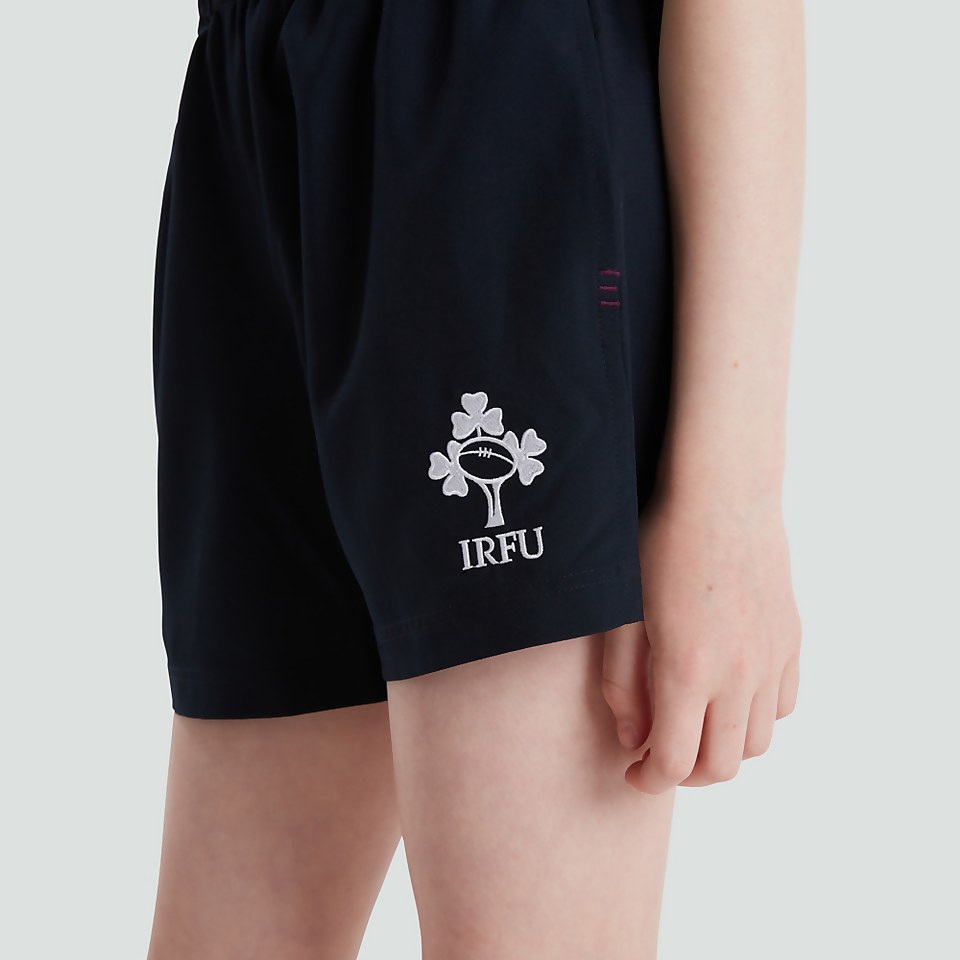 JUNIOR UNISEX IRELAND WOVEN SHORTS BLACK