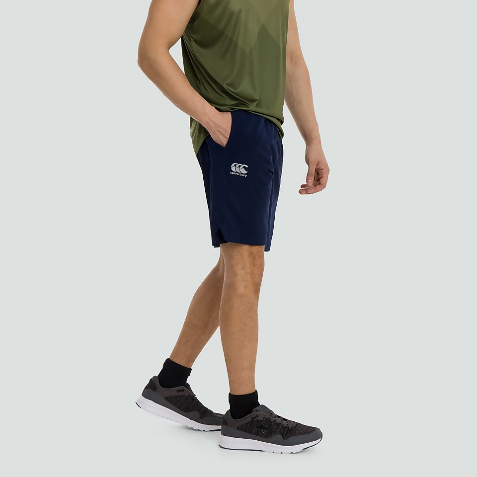 MENS WOVEN GYM SHORTS NAVY