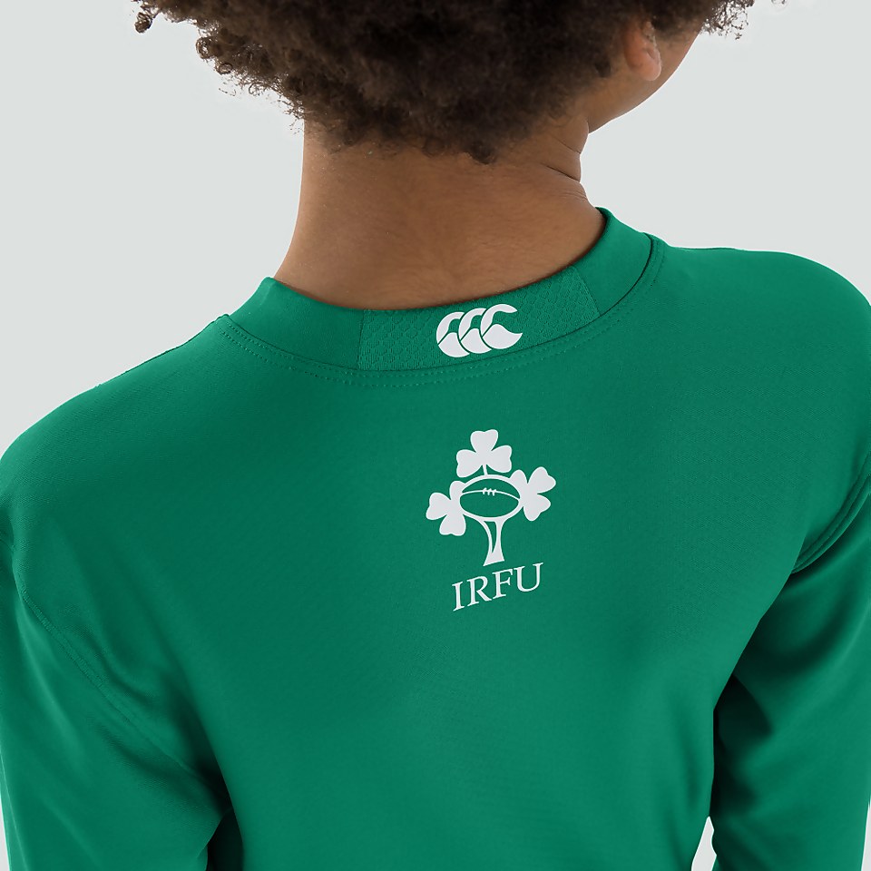 JUNIOR UNISEX IRELAND THERMOREG BASELAYER TOP GREEN