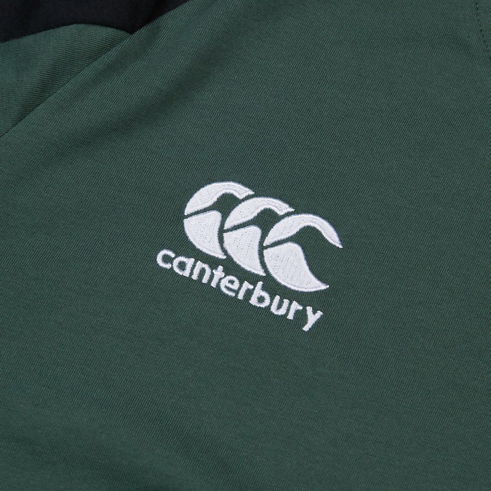 MENS LONG SLEEVED COTTON TEE GREEN