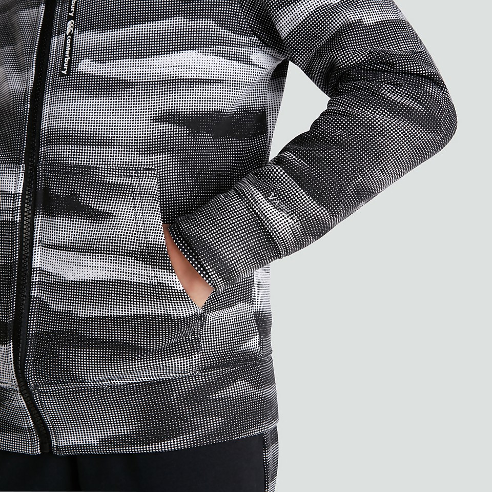 JUNIOR UNISEX FULL ZIP HOODY BLACK