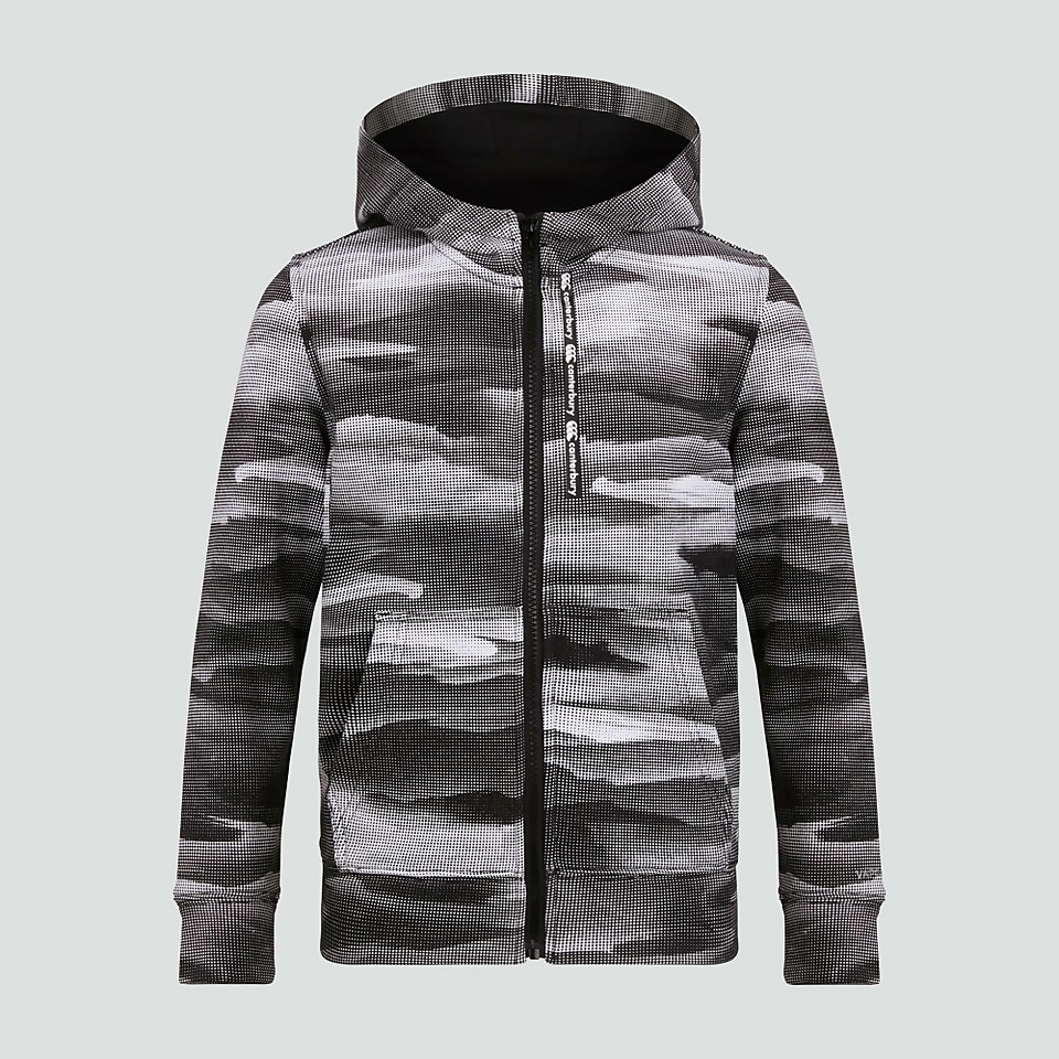 JUNIOR UNISEX FULL ZIP HOODY BLACK