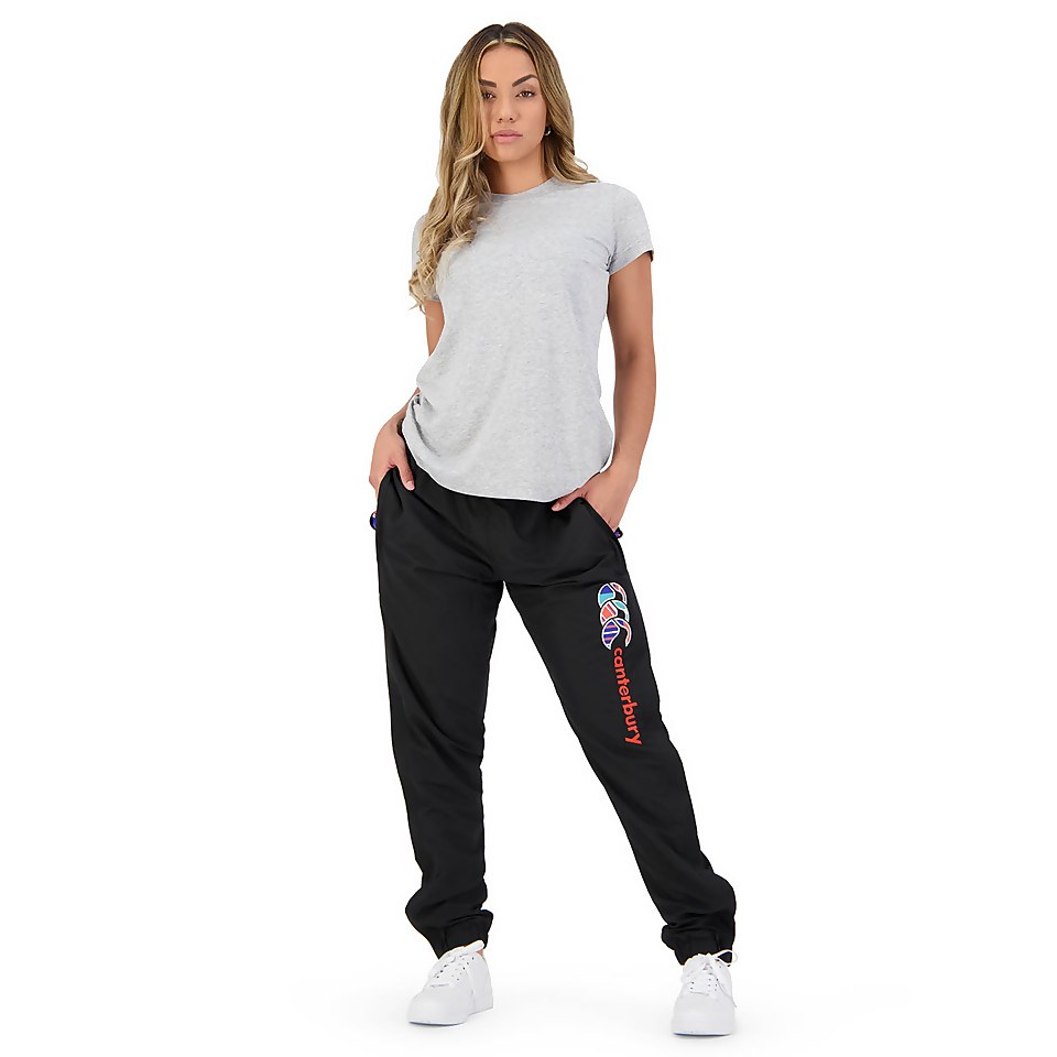 WOMENS UGLIES TAPERED CUFF PANTS BLACK