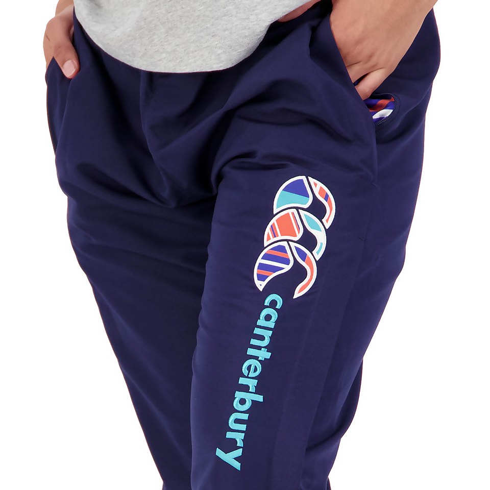 WOMENS UGLIES TAPERED CUFF PANTS BLUE