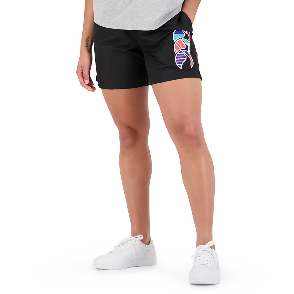 WOMENS UGLIES 5 INCH TACTIC SHORTS BLACK