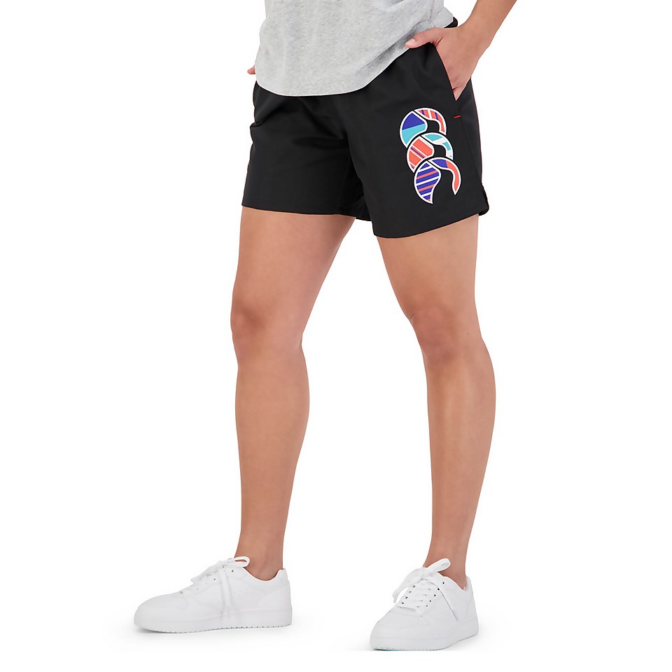 WOMENS UGLIES 5 INCH TACTIC SHORTS BLACK