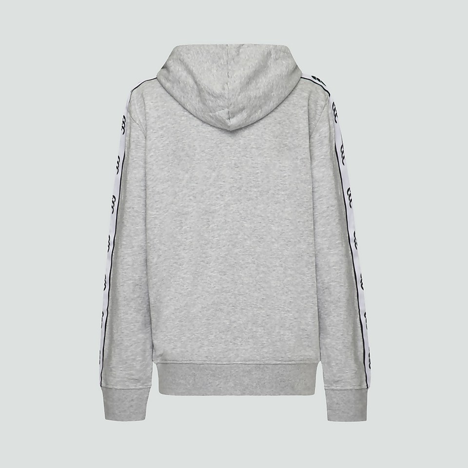 WOMENS STADIUM BRAID HOODY GREY
