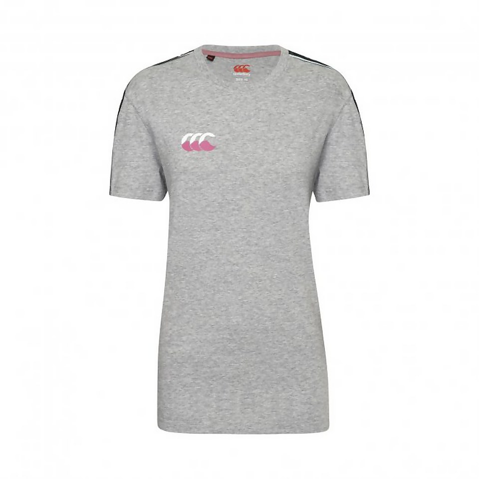 WOMENS STADIUM BRAID TEE GREY