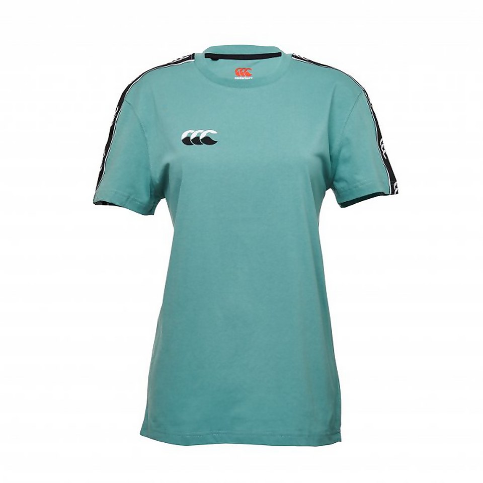 WOMENS STADIUM BRAID TEE BLUE