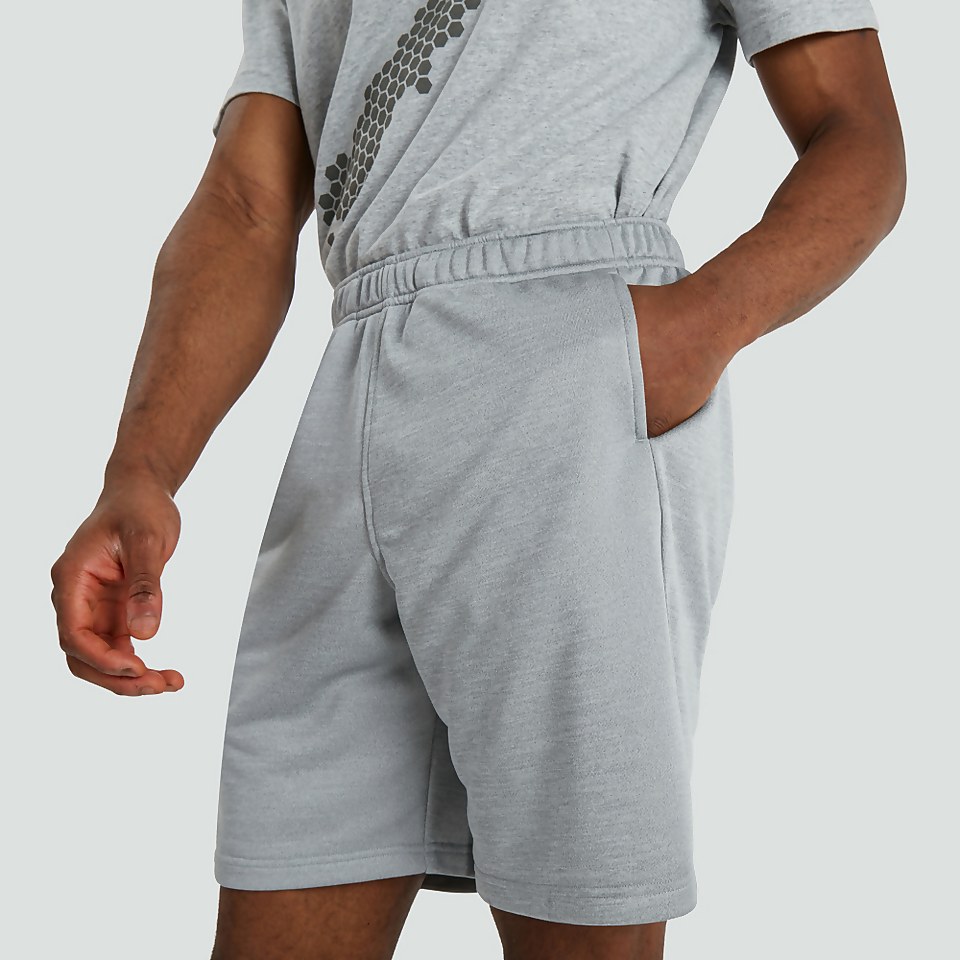 MENS PITCH 8 INCH SHORTS GREY