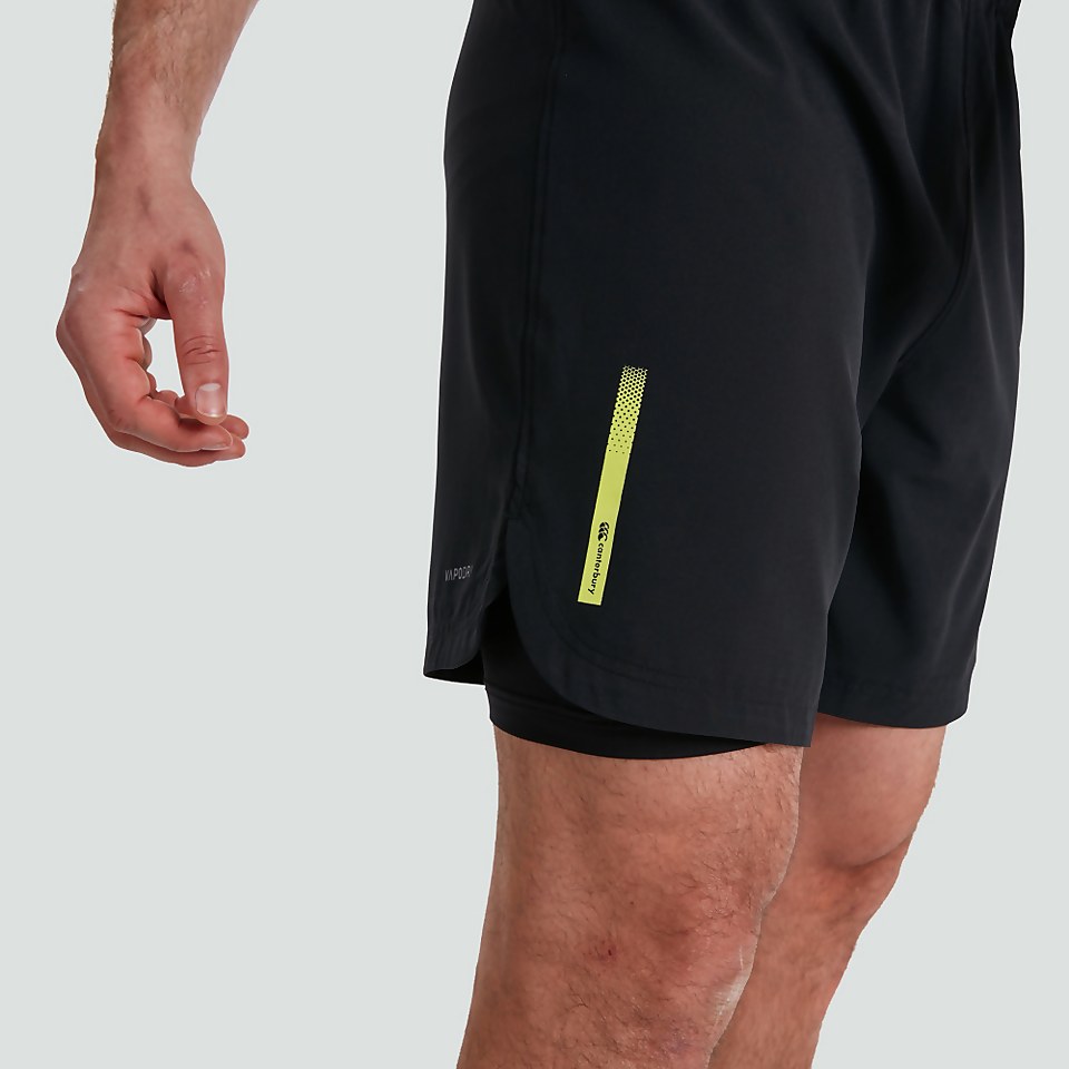 Mens Vapodri Pace 2-In-1 Shorts Blue