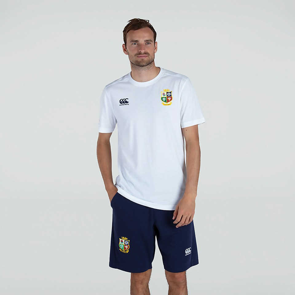 MENS BRITISH & IRISH LIONS VAPODRI FLEECE SHORTS BLUE