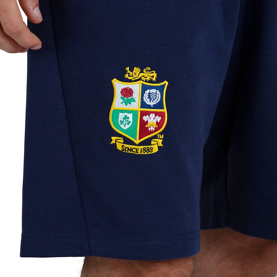 MENS BRITISH & IRISH LIONS VAPODRI FLEECE SHORTS BLUE