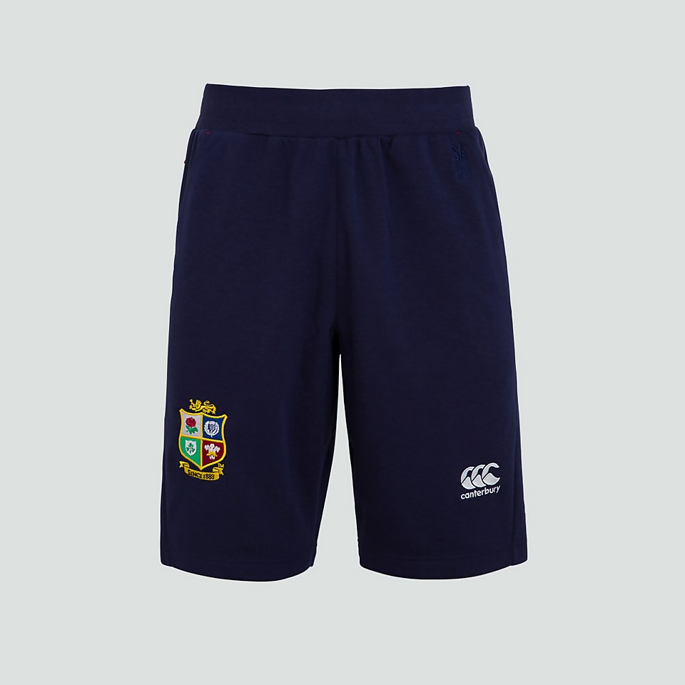 MENS BRITISH & IRISH LIONS VAPODRI FLEECE SHORTS BLUE