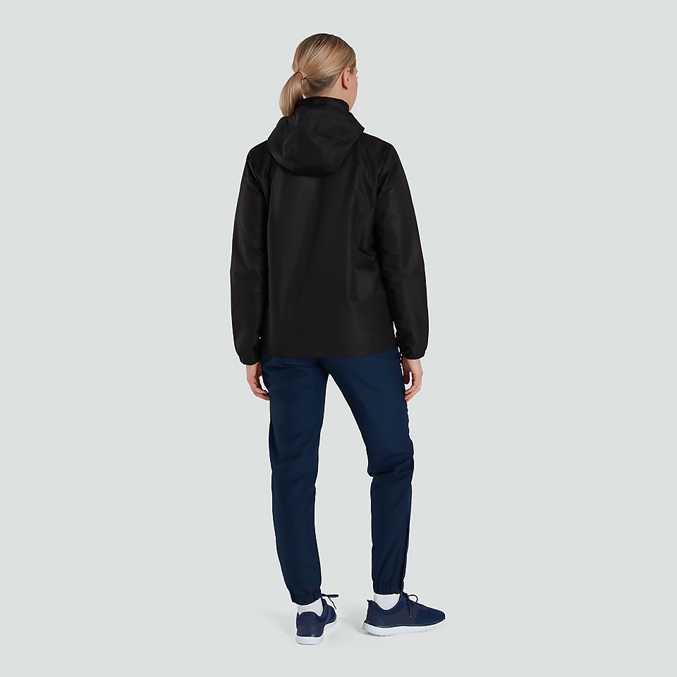 WOMENS CLUB VAPOSHIELD FULL ZIP RAIN JACKET BLACK