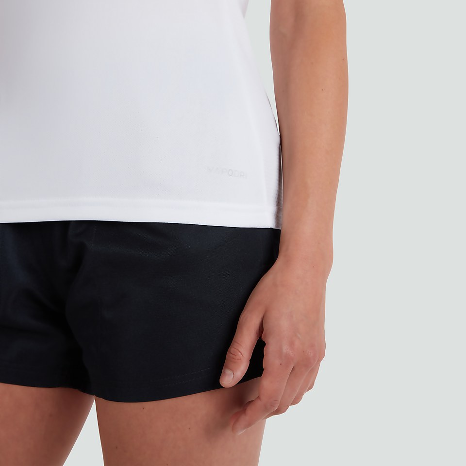 WOMENS CLUB DRY POLO SHIRT WHITE