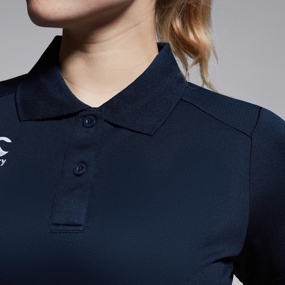 WOMENS CLUB DRY POLO IN NAVY
