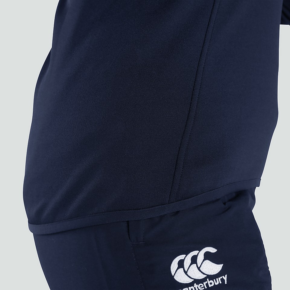 WOMENS CLUB 1/4 ZIP MID LAYER TRAINING TOP NAVY