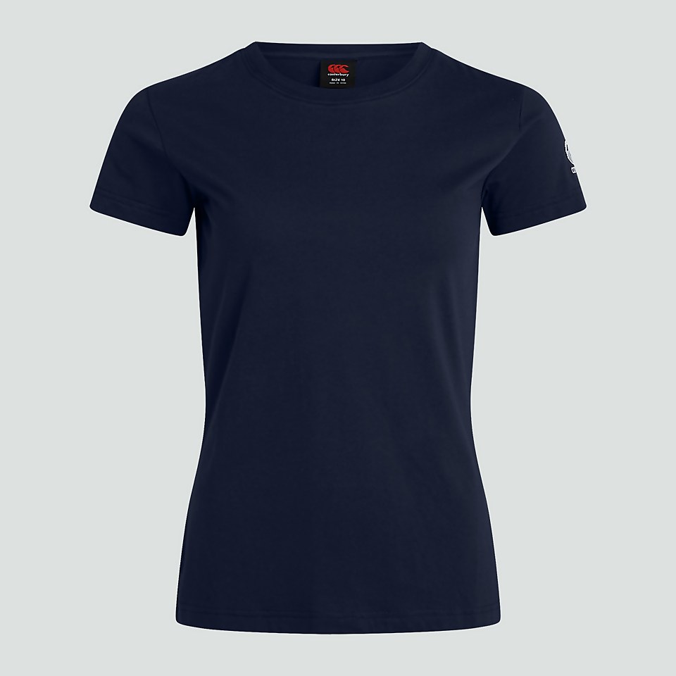 WOMENS CLUB PLAIN TEE NAVY
