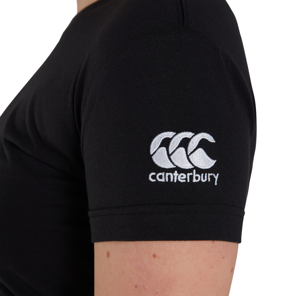 WOMENS CLUB PLAIN TEE BLACK