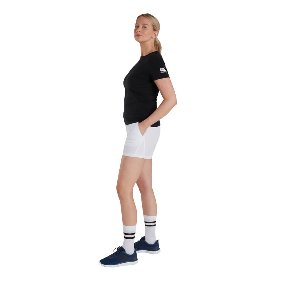 WOMENS CLUB PLAIN TEE BLACK