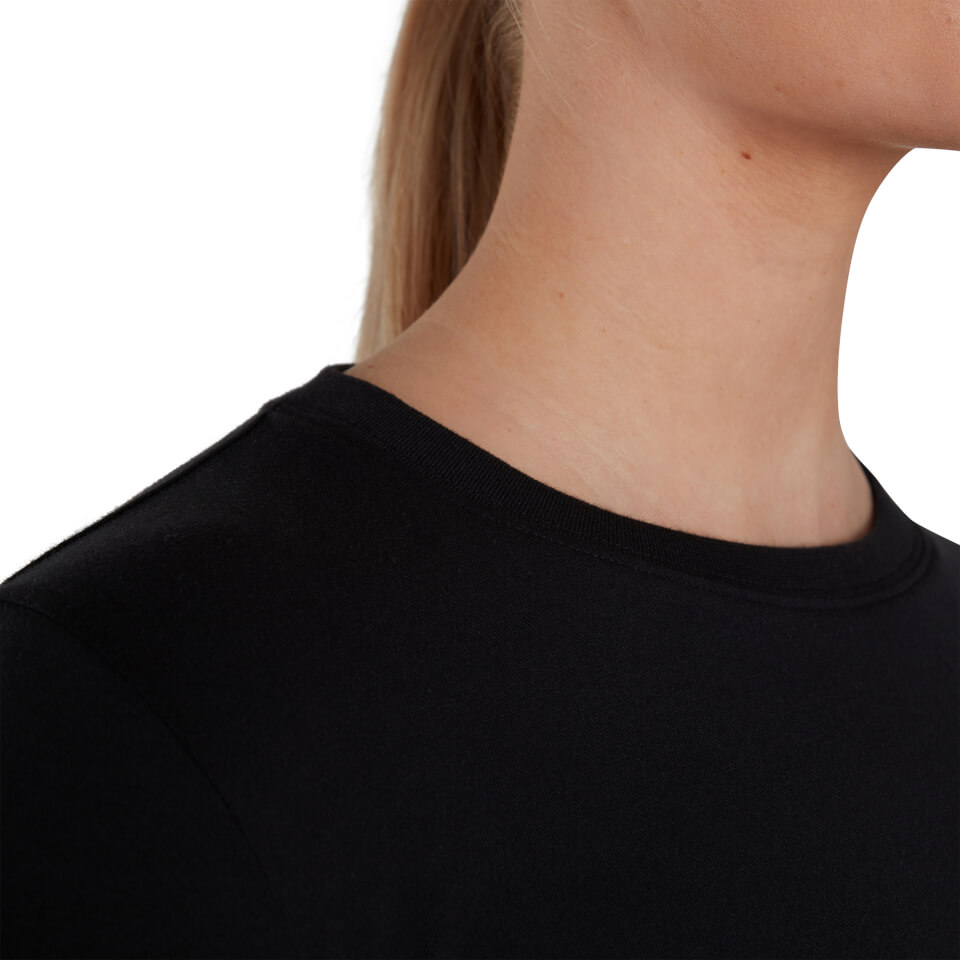 WOMENS CLUB PLAIN TEE BLACK