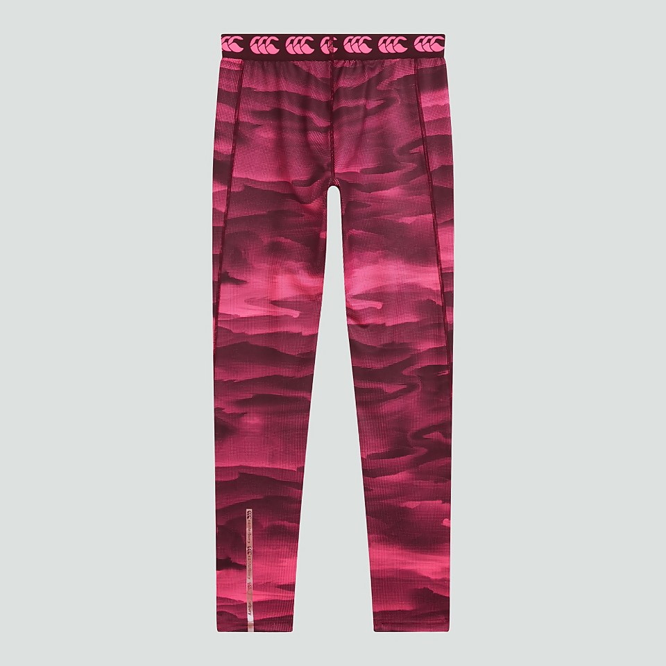 WOMENS VAPODRI PRINTED FULL LENGTH TIGHTS PINK