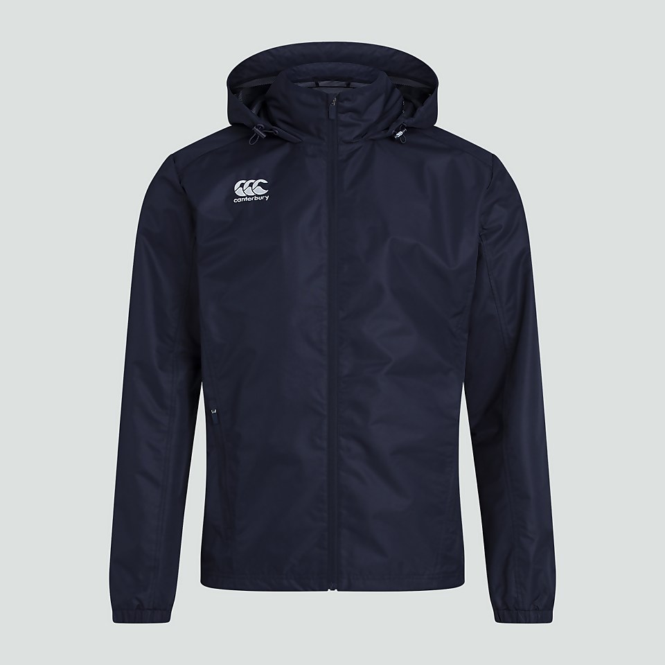 MENS CLUB VAPOSHIELD FULL ZIP RAIN JACKET NAVY