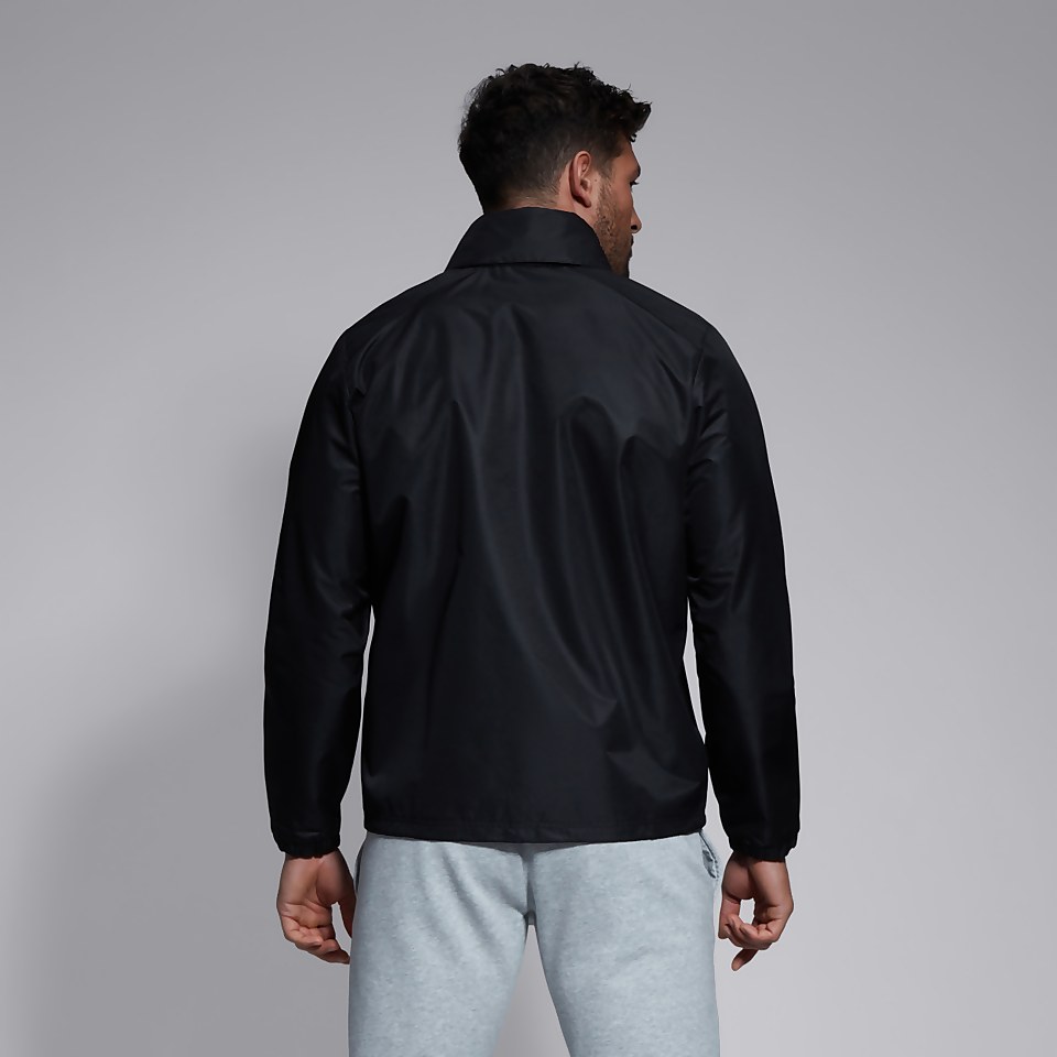 MENS CLUB VAPOSHIELD FULL ZIP RAIN JACKET BLACK