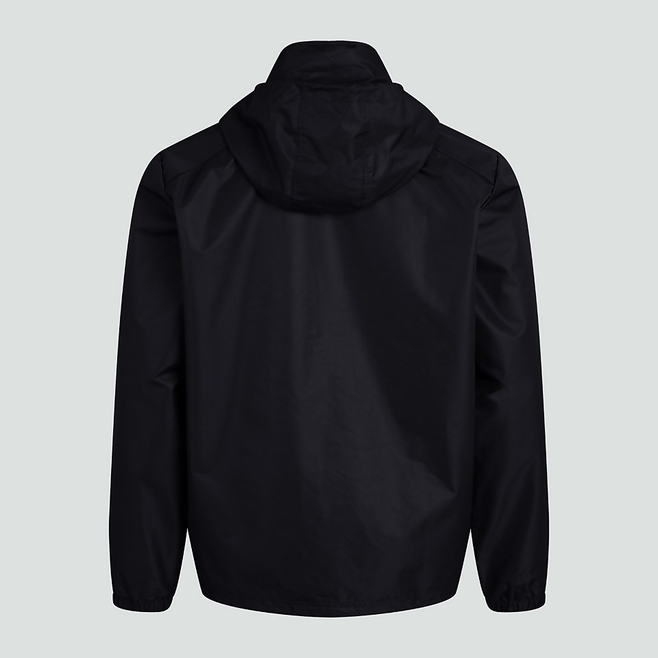MENS CLUB VAPOSHIELD FULL ZIP RAIN JACKET BLACK
