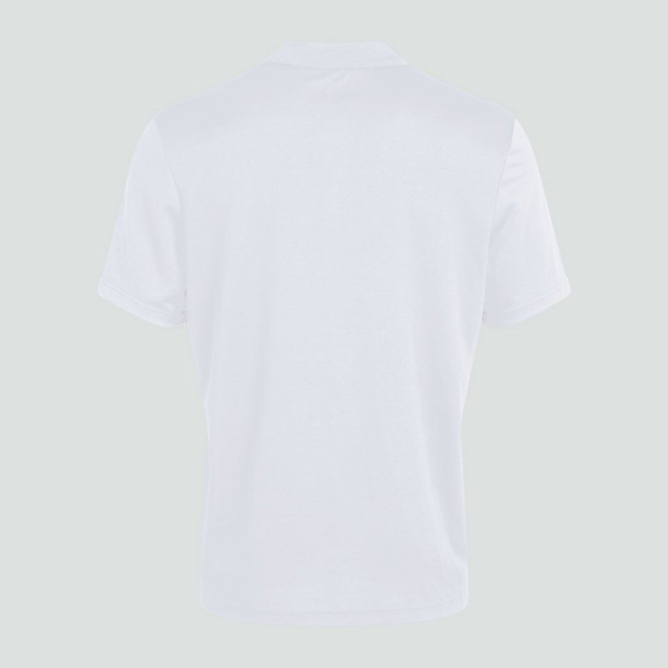 MENS CLUB DRY POLO SHIRT WHITE