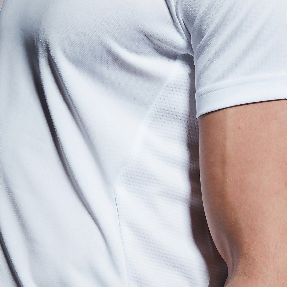 MENS CLUB DRY POLO SHIRT WHITE