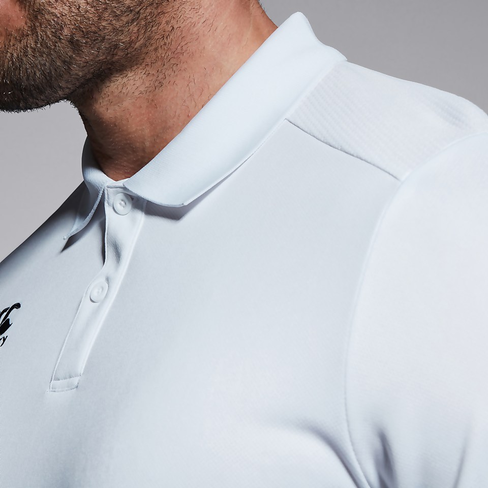 MENS CLUB DRY POLO SHIRT WHITE