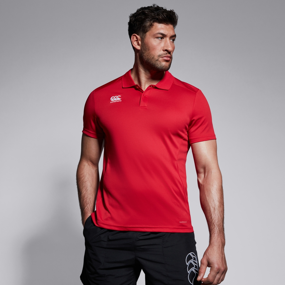 CANTERBURY CLUB DRY POLO AM RED