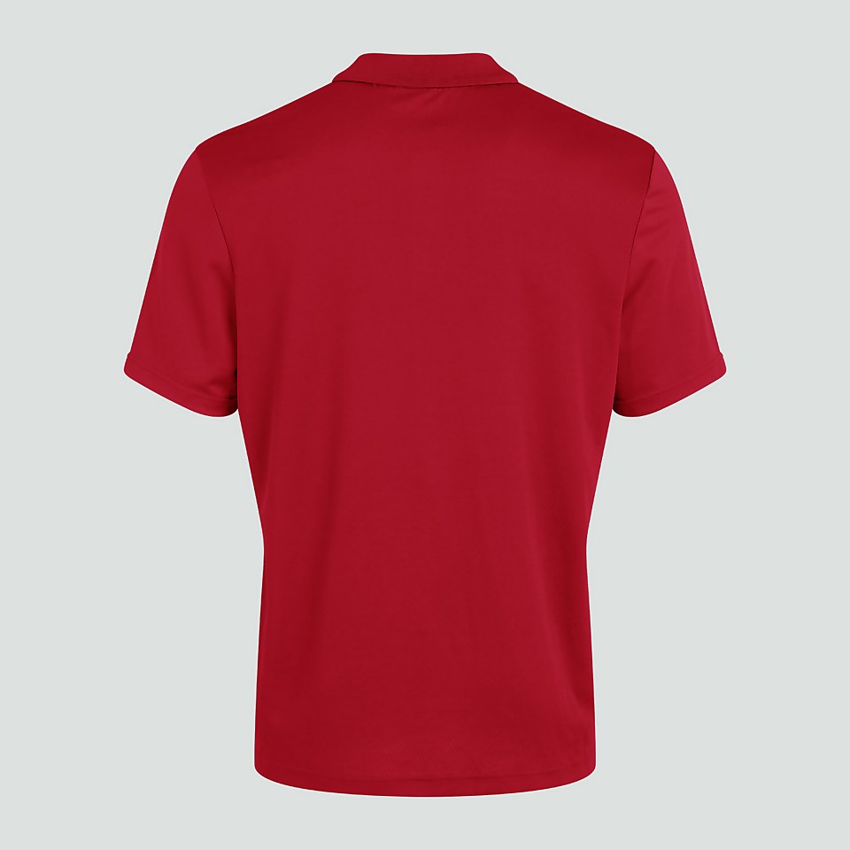 MENS CLUB DRY POLO SHIRT RED