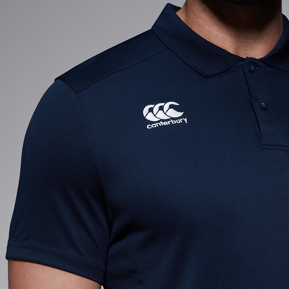 MENS CLUB DRY POLO SHIRT NAVY