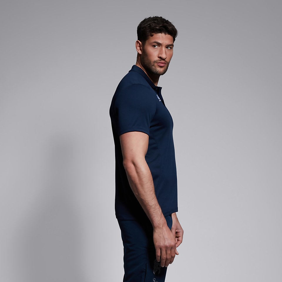 MENS CLUB DRY POLO SHIRT NAVY